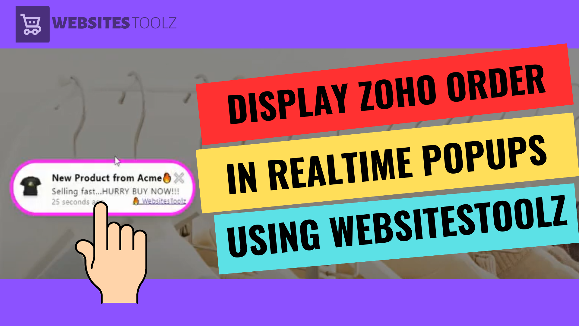 Drive Success: Display ZOHO CRM Order Wins in Real-time as Popups on Your B2B Website.